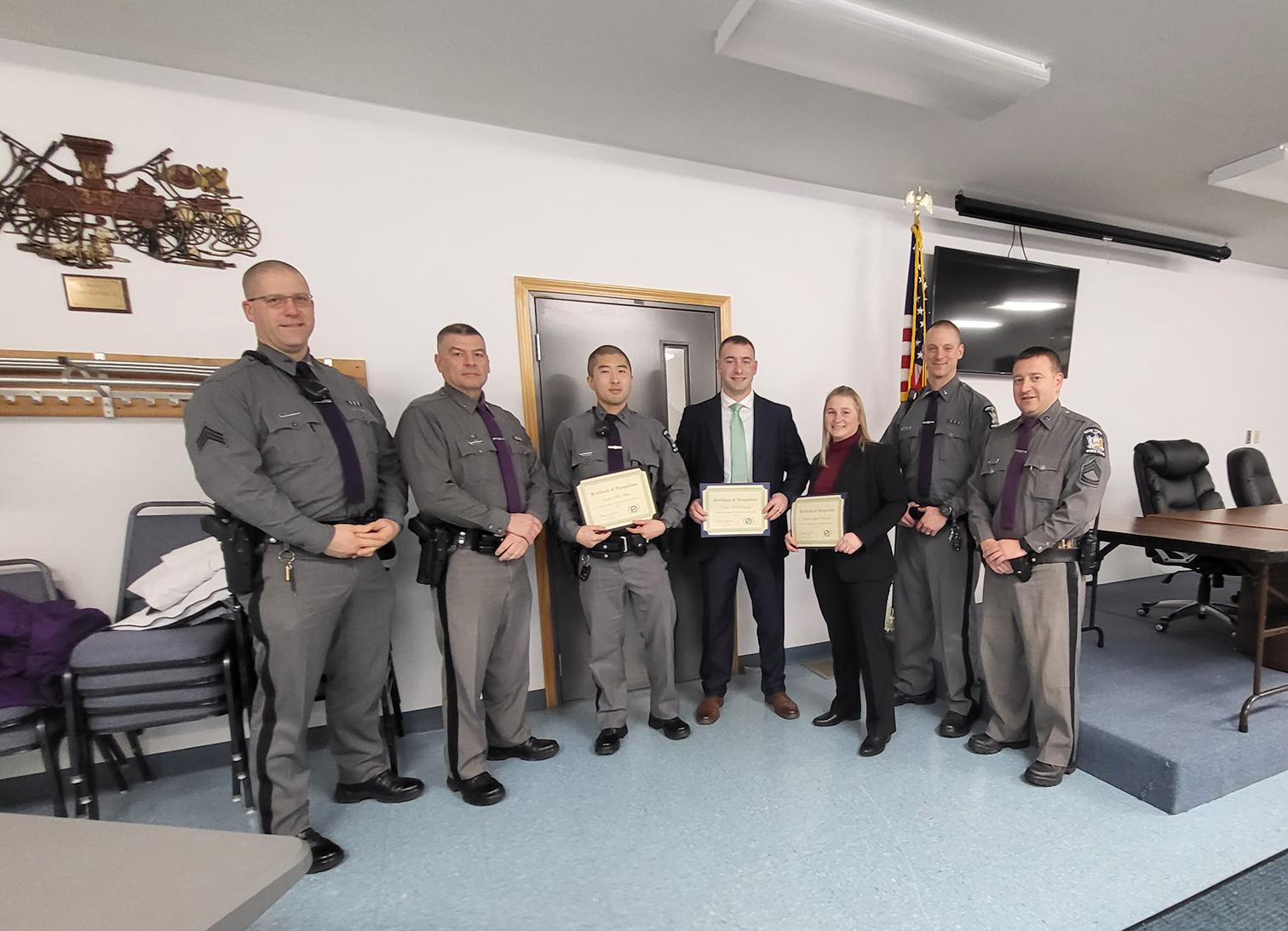 New York State Police Recognized